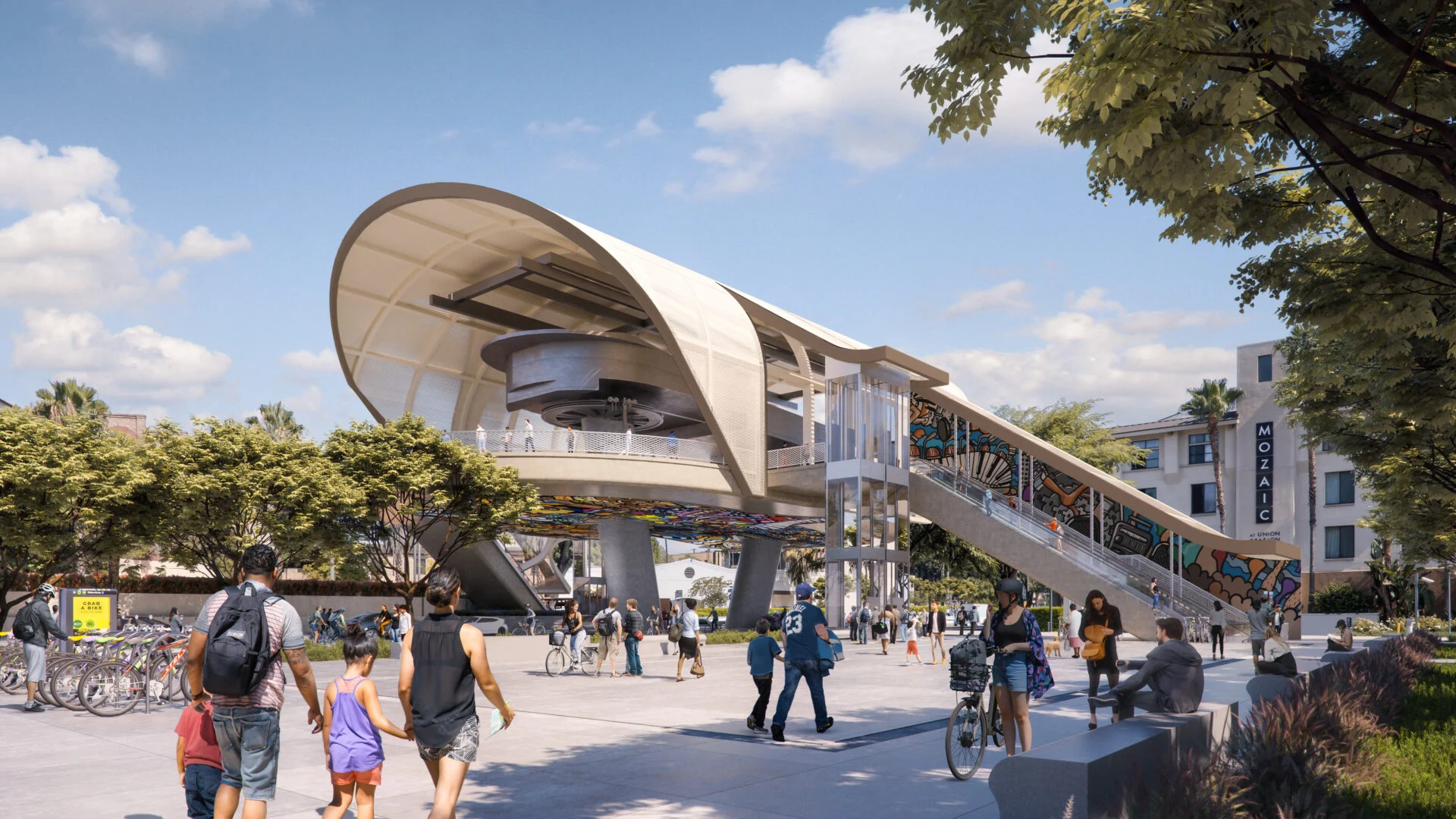 LAART gondola station rendering